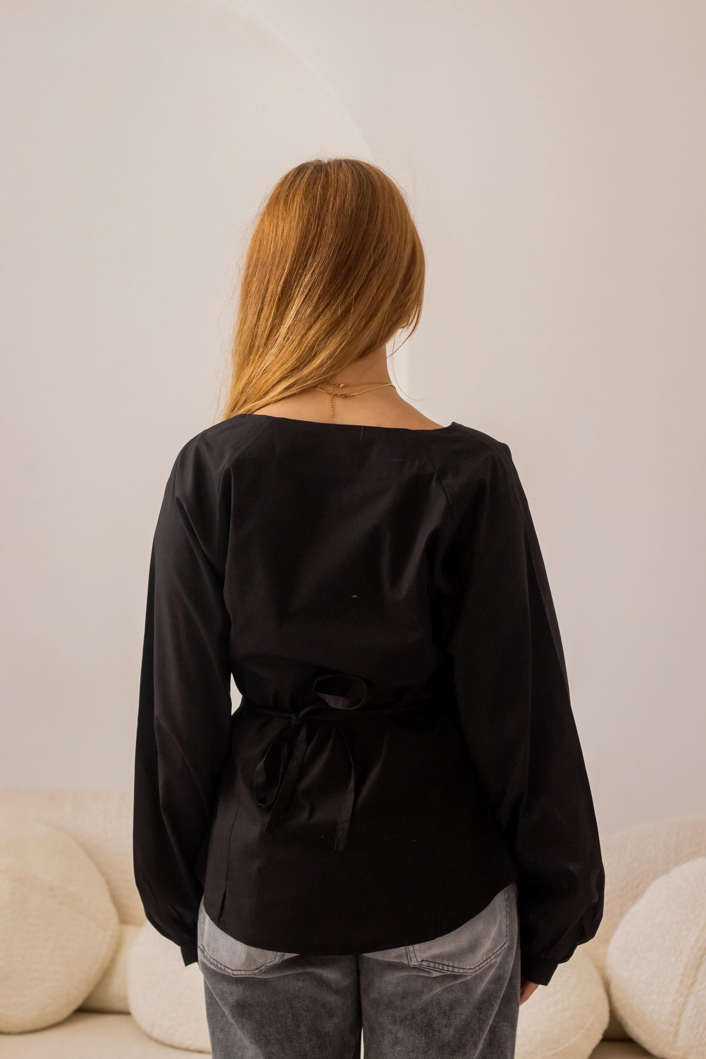 The Black fitted shirt