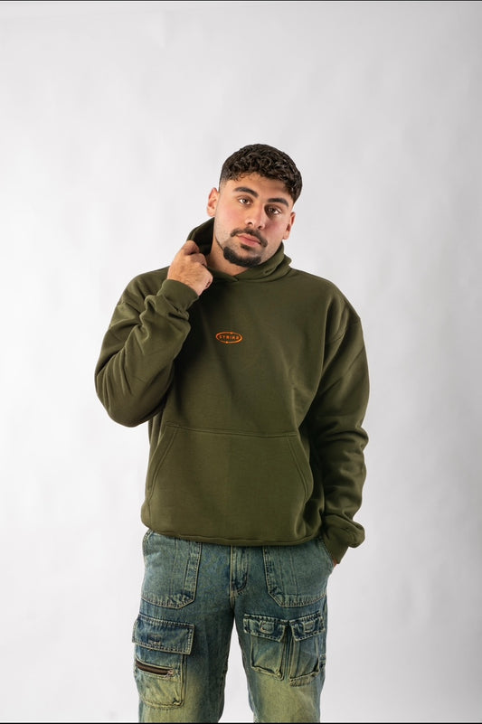 Olive green hoodie